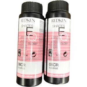 Redken Shades EQ color Gloss Demi Permanent 08CR Sunrise 2pc NEW